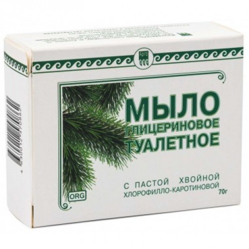 Купить Мыло туалетное глицериновое Фитолон с пастой хвойной хлорофилло-каротиновой  г. Ижевск  